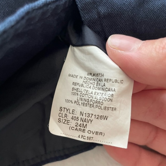 24 month Navy Blazer with Gold Buttons - Picture 6 of 6